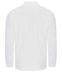 Pro RTX Pro Long Sleeve Piqué Polo Shirt RX102 - RX102 White Back