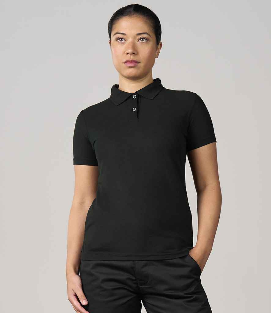 Pro RTX Ladies Pro Polyester Polo Shirt RX105F - RX105F Black Model
