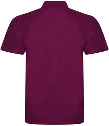 Pro RTX Pro Polyester Polo Shirt RX105 - RX105 Burgundy Back