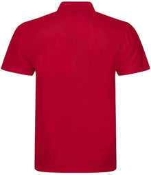 Pro RTX Pro Polyester Polo Shirt RX105 - RX105 Red Back
