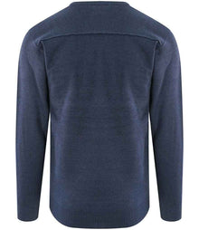 Pro RTX Pro Acrylic V Neck Sweater RX200 - RX200 Navy Back