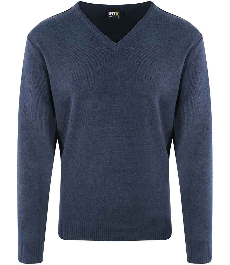 Pro RTX Pro Acrylic V Neck Sweater RX200 - Navy