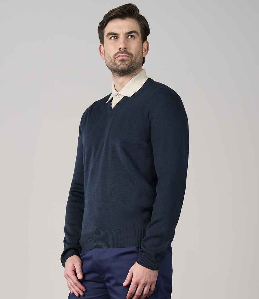 Pro RTX Pro Acrylic V Neck Sweater RX200 - RX200 Navy Model