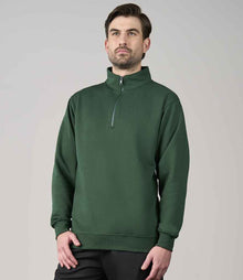 Pro RTX Pro 1/4 Neck Zip Sweatshirt RX305 - Bottle Green