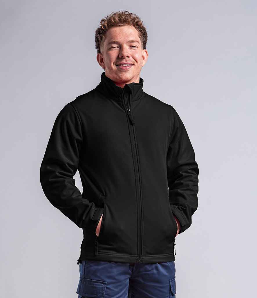 Pro RTX Pro Two Layer Soft Shell Jacket RX500 - Black model view