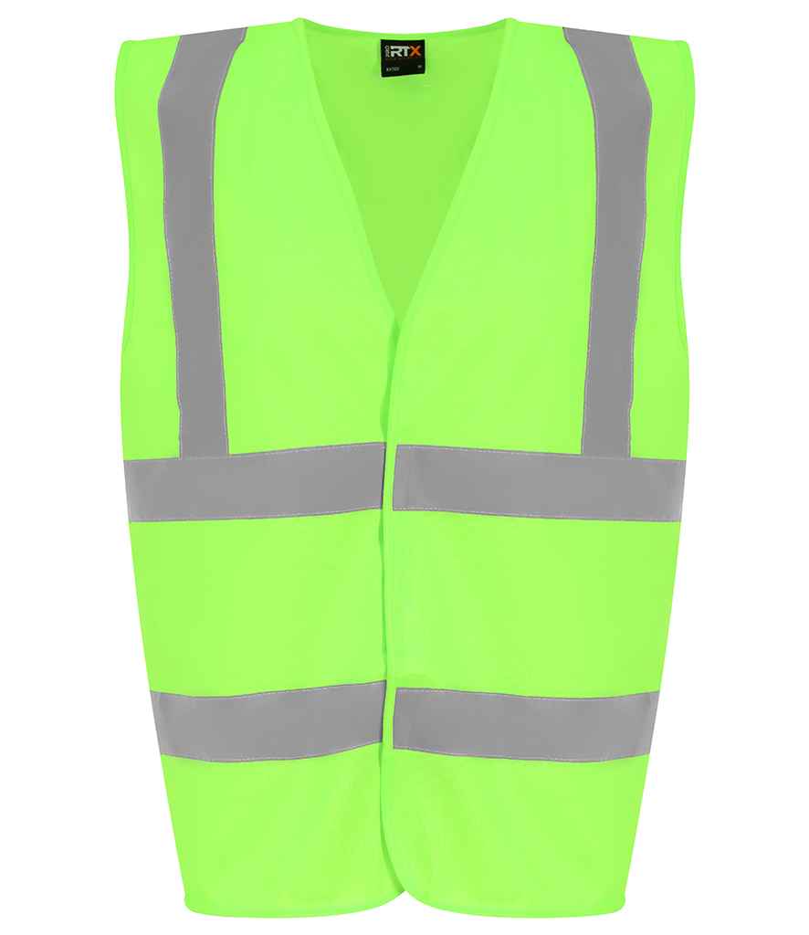 Pro RTX High Visibility Kids Waistcoat RX700B - Lime Green
