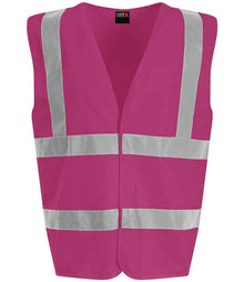 Pro RTX High Visibility Waistcoat RX700 - Raspberry