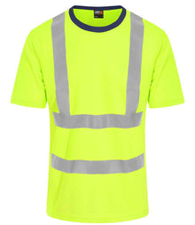 Pro RTX High Visibility T-Shirt RX720 - Yellow/Navy