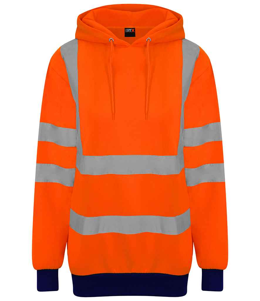 Pro RTX High Visibility Two Tone Hoodie RX740 - Orange/Navy