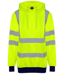 Pro RTX High Visibility Two Tone Hoodie RX740 - Yellow/Navy