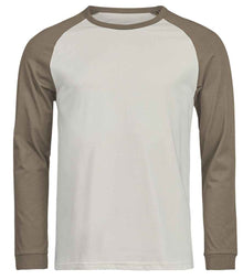 Tee Jays Unlabeled Baseball T-Shirt T1170 - Cement/Clay