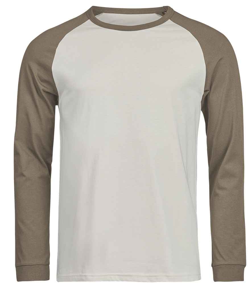 Tee Jays Unlabeled Baseball T-Shirt T1170 - Cement/Clay