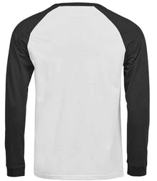 Tee Jays Unlabeled Baseball T-Shirt T1170 - T1170 White/Black Back
