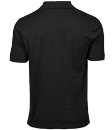 Tee Jays Heavy Cotton Piqué Polo Shirt T1400 - T1400 Black Back