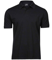 Tee Jays Heavy Cotton Piqué Polo Shirt T1400 - Black