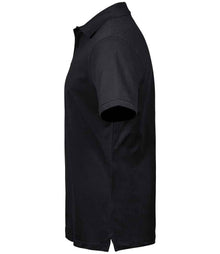 Tee Jays Heavy Cotton Piqué Polo Shirt T1400 - T1400 Black Side