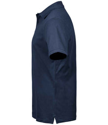 Tee Jays Heavy Cotton Piqué Polo Shirt T1400 - T1400 Navy Side