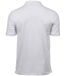 Tee Jays Heavy Cotton Piqué Polo Shirt T1400 - T1400 White Back