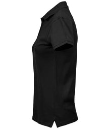 Tee Jays Ladies Heavy Cotton Piqué Polo Shirt T1401 - T1401 Black Side