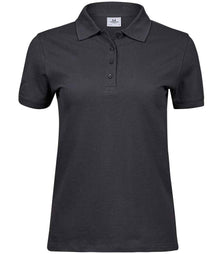 Tee Jays Ladies Heavy Cotton Piqué Polo Shirt T1401 - Dark Grey