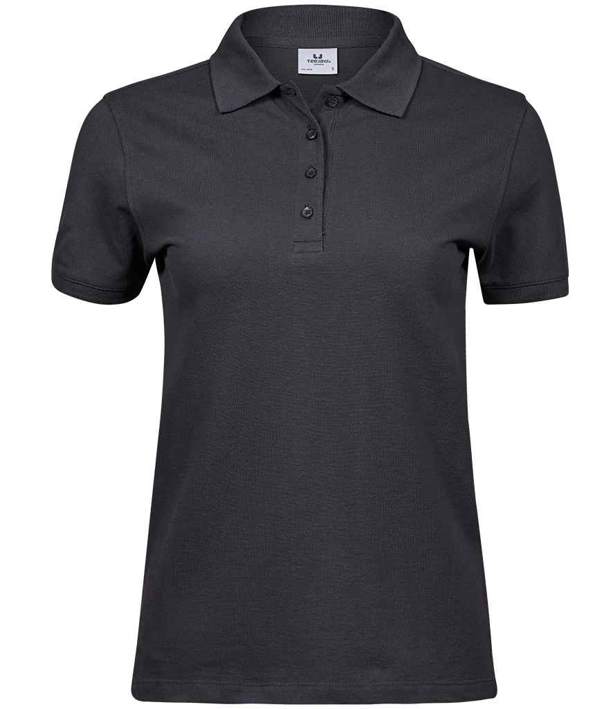 Tee Jays Ladies Heavy Cotton Piqué Polo Shirt T1401 - Dark Grey