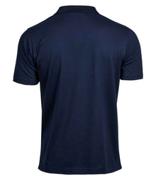 Tee Jays Luxury Stretch V Neck Polo Shirt T1404 - T1404 Navy Back