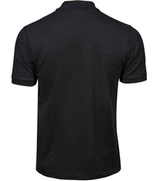 Tee Jays Luxury Stretch Piqué Polo Shirt T1405 - T1405 Black Back
