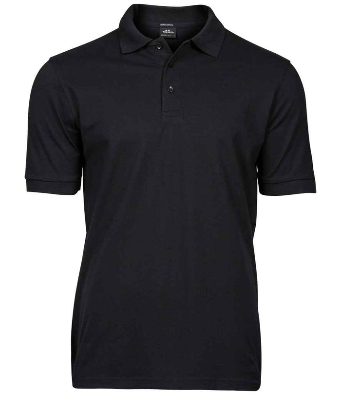 Tee Jays Luxury Stretch Piqué Polo Shirt T1405 - Black