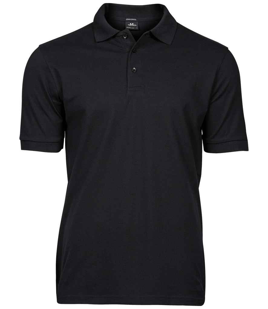 Tee Jays Luxury Stretch Piqué Polo Shirt T1405 - Black