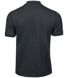 Tee Jays Luxury Stretch Piqué Polo Shirt T1405 - T1405 Dark Grey Back