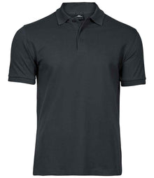 Tee Jays Luxury Stretch Piqué Polo Shirt T1405 - Dark Grey