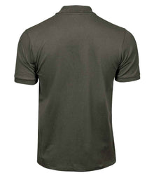 Tee Jays Luxury Stretch Piqué Polo Shirt T1405 - T1405 Deep Green Back