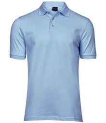 Tee Jays Luxury Stretch Piqué Polo Shirt T1405 - Light Blue