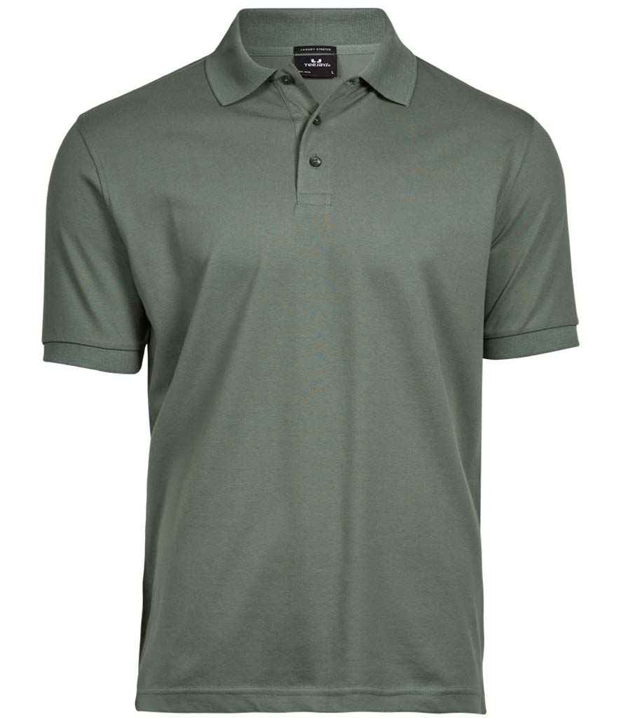 Tee Jays Luxury Stretch Piqué Polo Shirt T1405 - Leaf Green