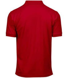 Tee Jays Luxury Stretch Piqué Polo Shirt T1405 - T1405 Red Back