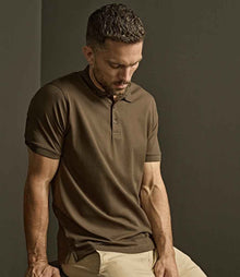 Tee Jays Luxury Stretch Piqué Polo Shirt T1405 - T1405 Wood Model