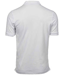 Tee Jays Luxury Stretch Piqué Polo Shirt T1405 - T1405 White Back