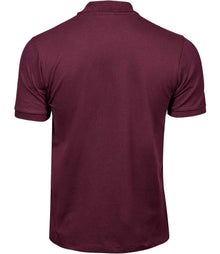 Tee Jays Luxury Stretch Piqué Polo Shirt T1405 - T1405 Wine Back