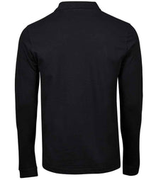 Tee Jays Luxury Stretch Long Sleeve Polo Shirt T1406 - T1406 Black Back