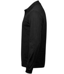 Tee Jays Luxury Stretch Long Sleeve Polo Shirt T1406 - T1406 Black Side