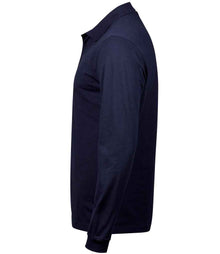 Tee Jays Luxury Stretch Long Sleeve Polo Shirt T1406 - T1406 Navy Side
