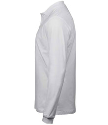 Tee Jays Luxury Stretch Long Sleeve Polo Shirt T1406 - T1406 White Side