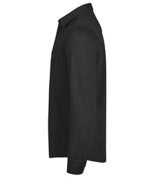 Tee Jays Luxury Organic Stretch Long Sleeve Shirt T1416 - T1416 Black Side