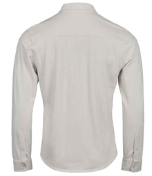 Tee Jays Luxury Organic Stretch Long Sleeve Shirt T1416 - T1416 Cement Back