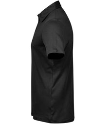 Tee Jays Pima Cotton Interlock Polo Shirt T1440 - T1440 Black Side