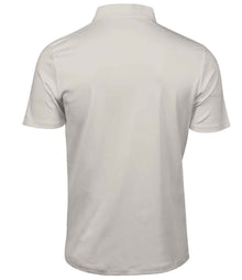 Tee Jays Pima Cotton Interlock Polo Shirt T1440 - T1440 Cement Back