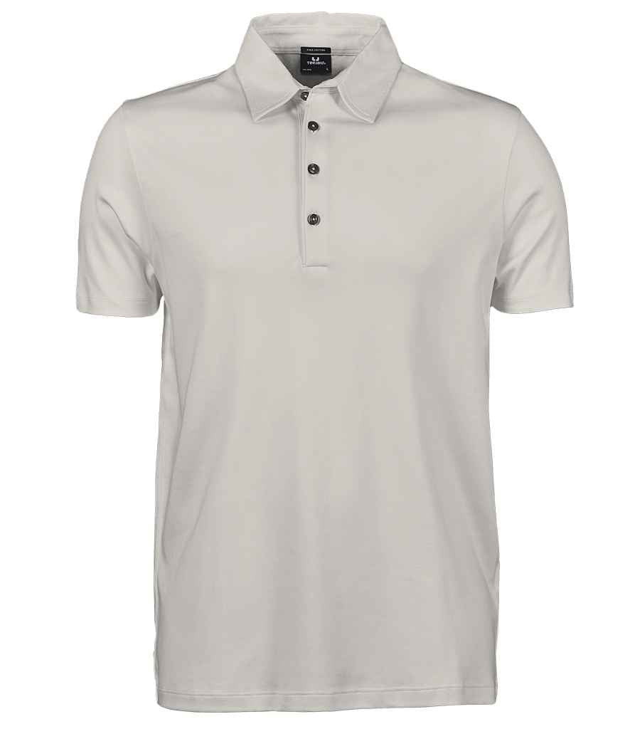 Tee Jays Pima Cotton Interlock Polo Shirt T1440 - Cement