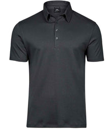 Tee Jays Pima Cotton Interlock Polo Shirt T1440 - T1440 Dark Grey Side