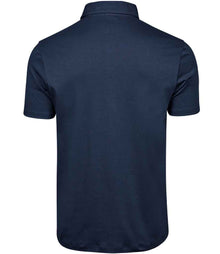 Tee Jays Pima Cotton Interlock Polo Shirt T1440 - T1440 Navy Back