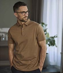 Tee Jays Pima Cotton Interlock Polo Shirt T1440 - T1440 Wood Model